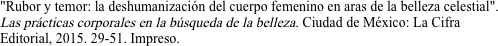 "Rubor y temor: la deshumanización