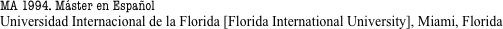 MA 1994. Máster en Español 