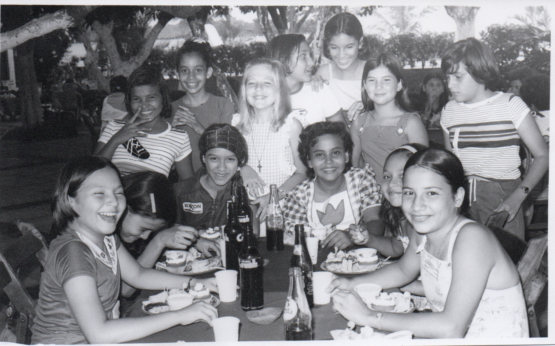 With some classmates, 25 August 1977, El Centro Español