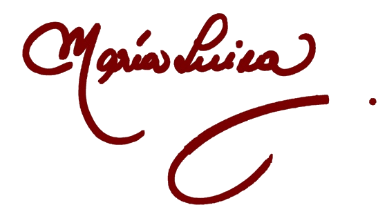 María Luisa signature