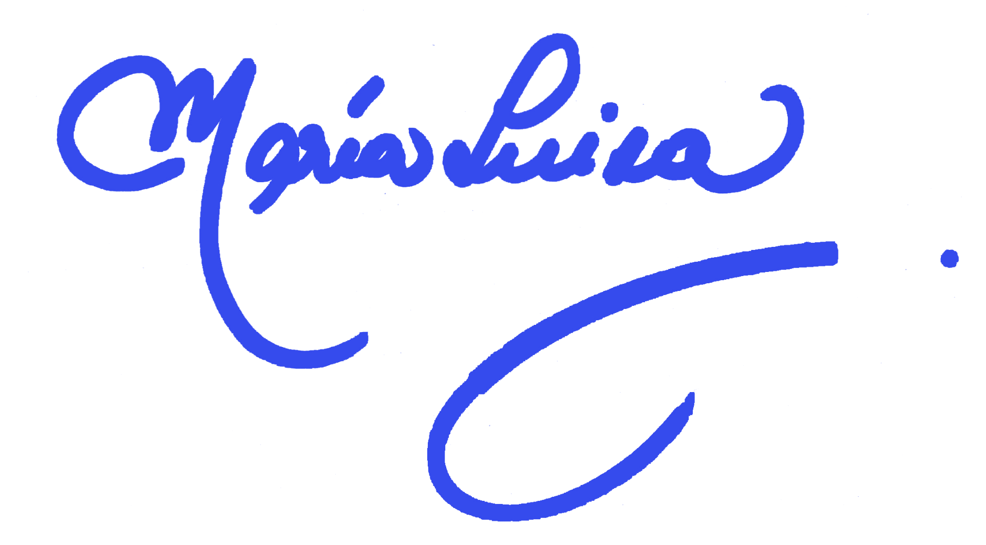 María Luisa signature